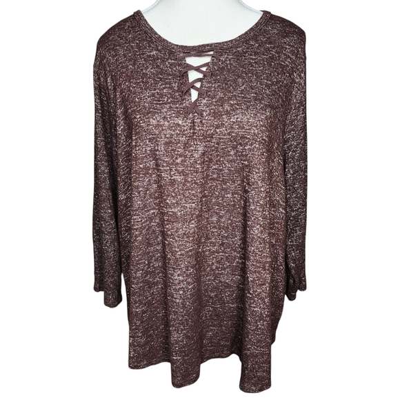 Bobeau Brown Ulta Soft Sweater - Picture 1 of 8